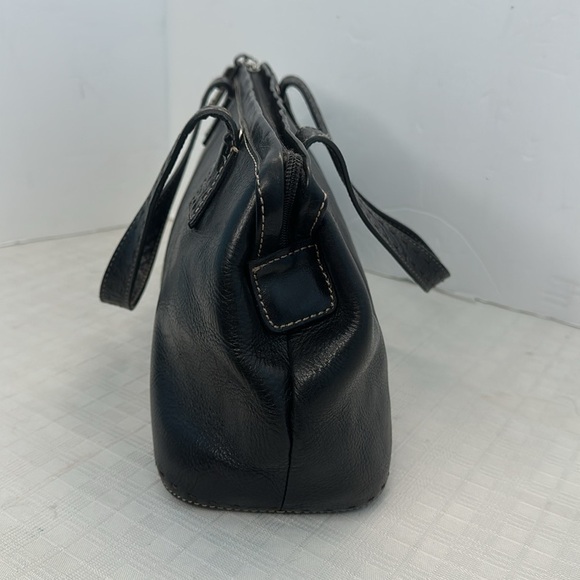 Vintage Fossil leather bag in black - Picture 2 of 10